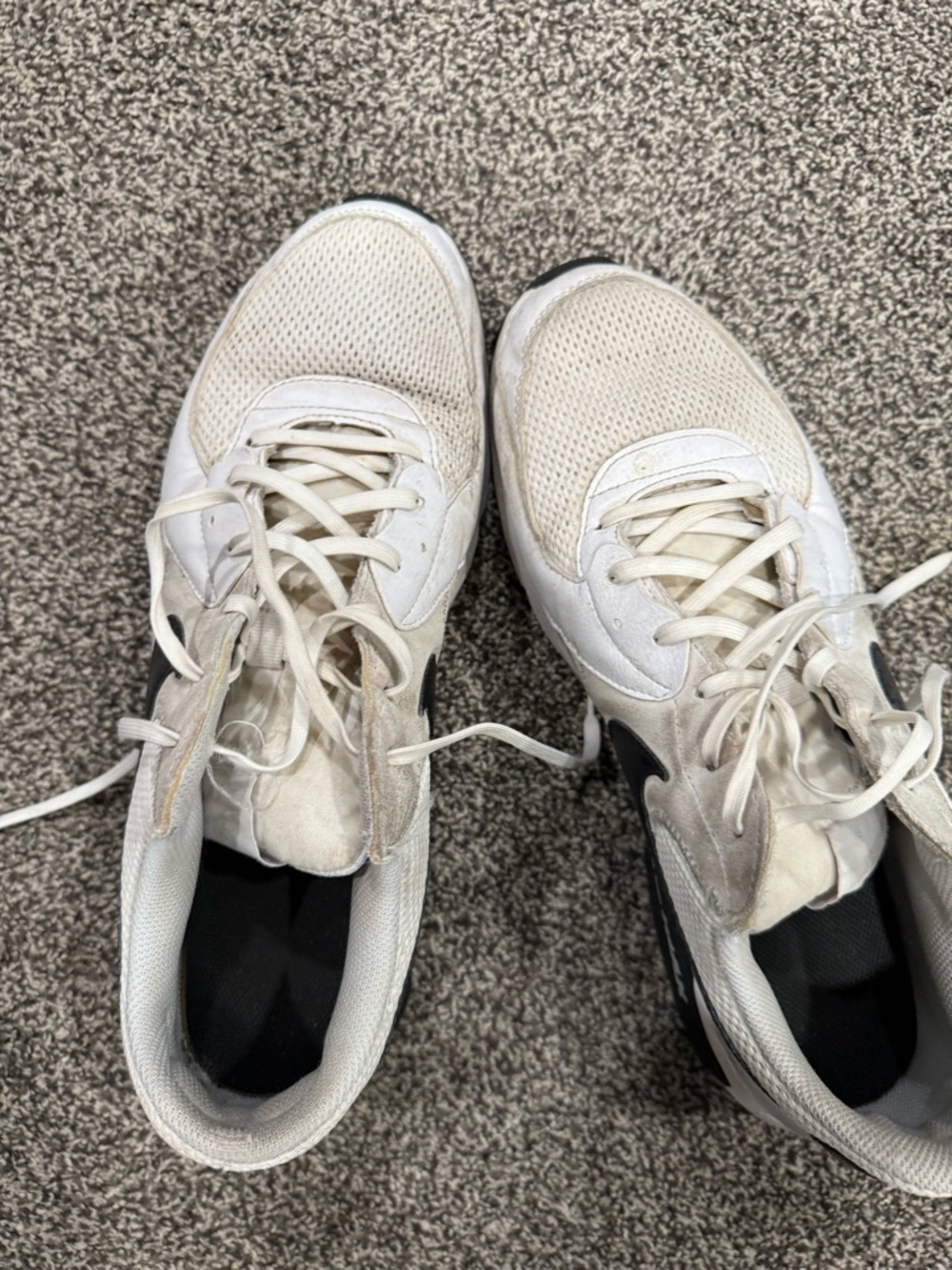 Men's White Athletic Sneakers - Lightweight Daily Trainer